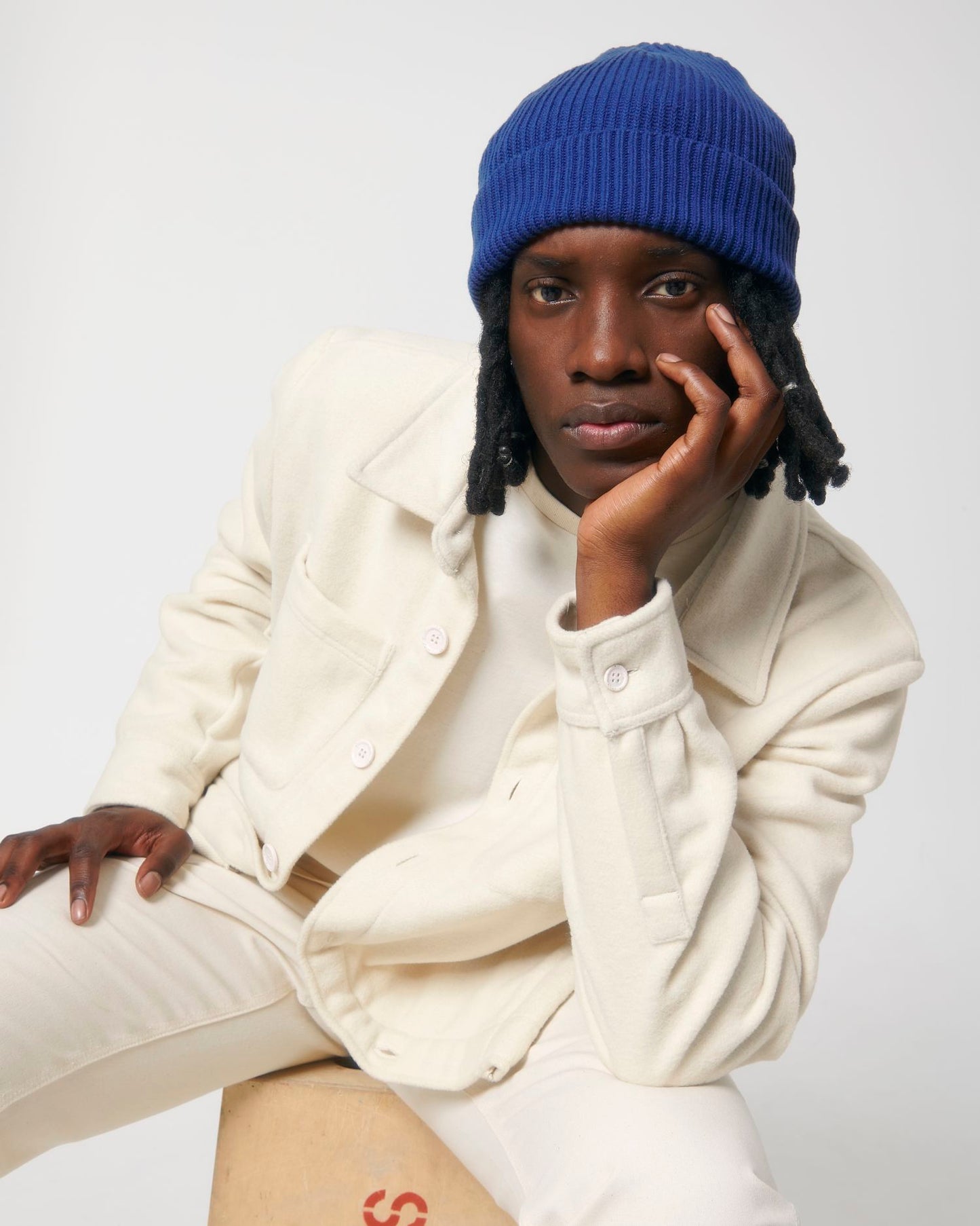 Fisherman Beanie - STAU771 - Worker Blue