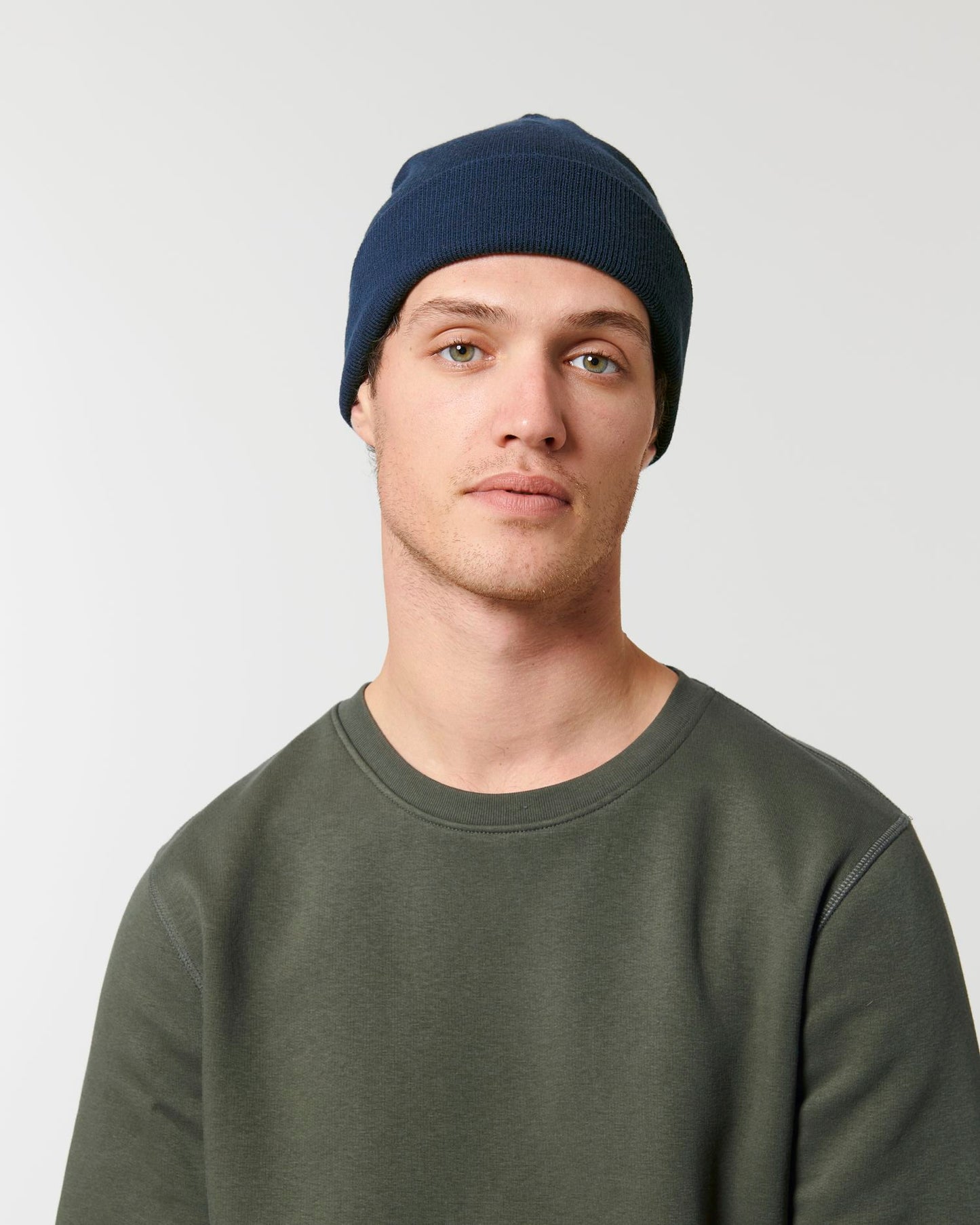 Rib Beanie - STAU772 - French Navy