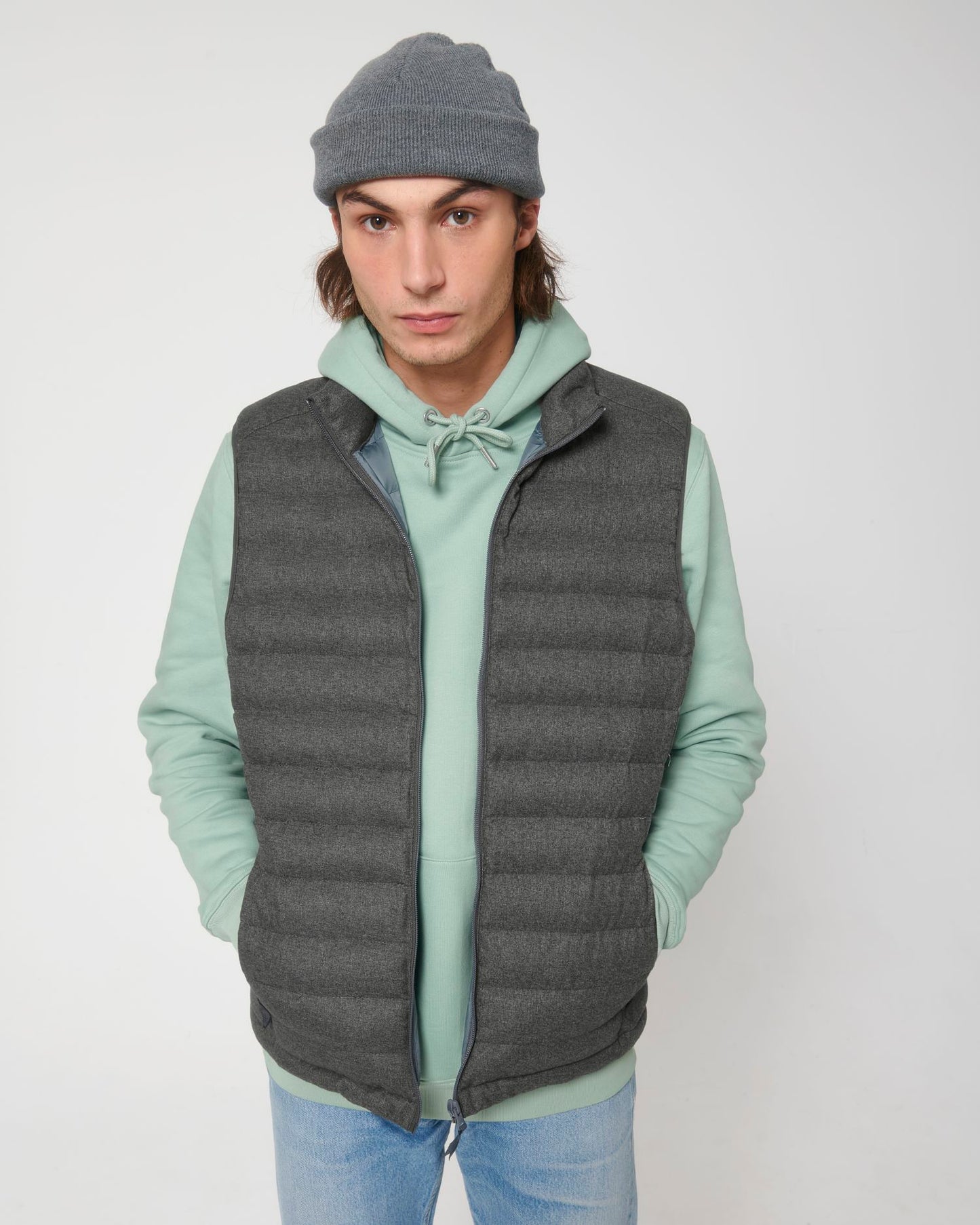 Stanley Climber Wool-Like - STJM898 - Deep Metal Heather Grey