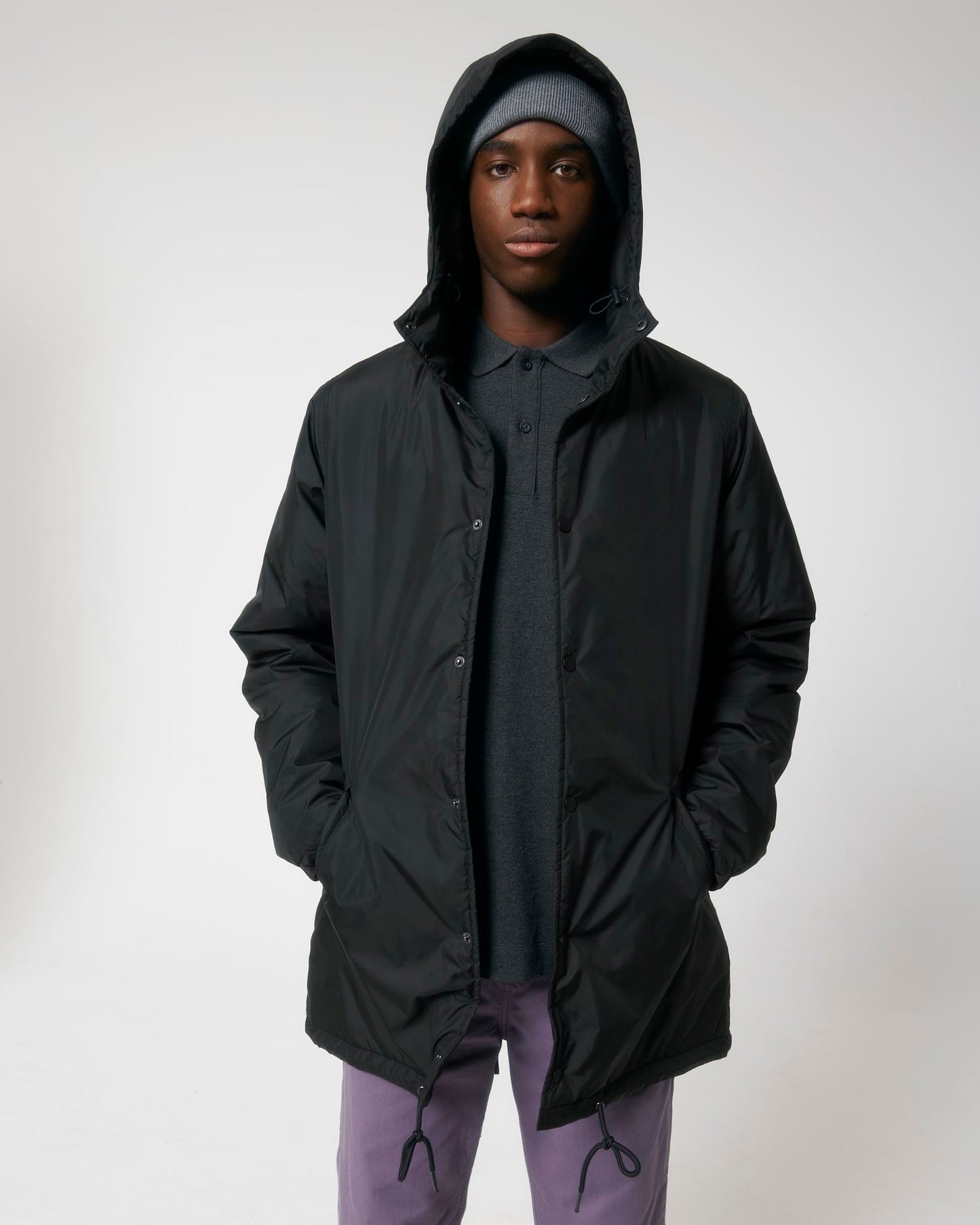 Padded Parker - STJU841 - Black