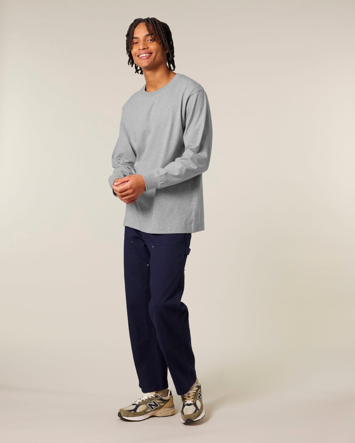 Freestyler Long Sleeve - STTU200 - Heather Grey