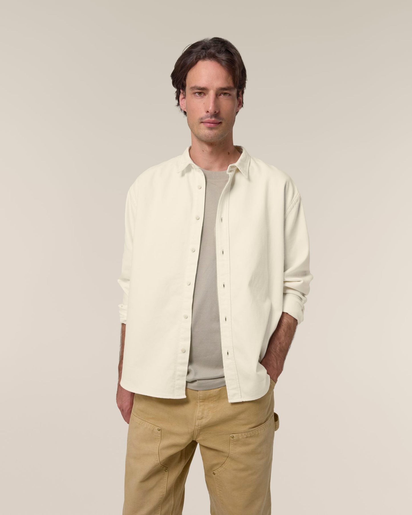 Worker Shirt - STWU975 - Natural Raw