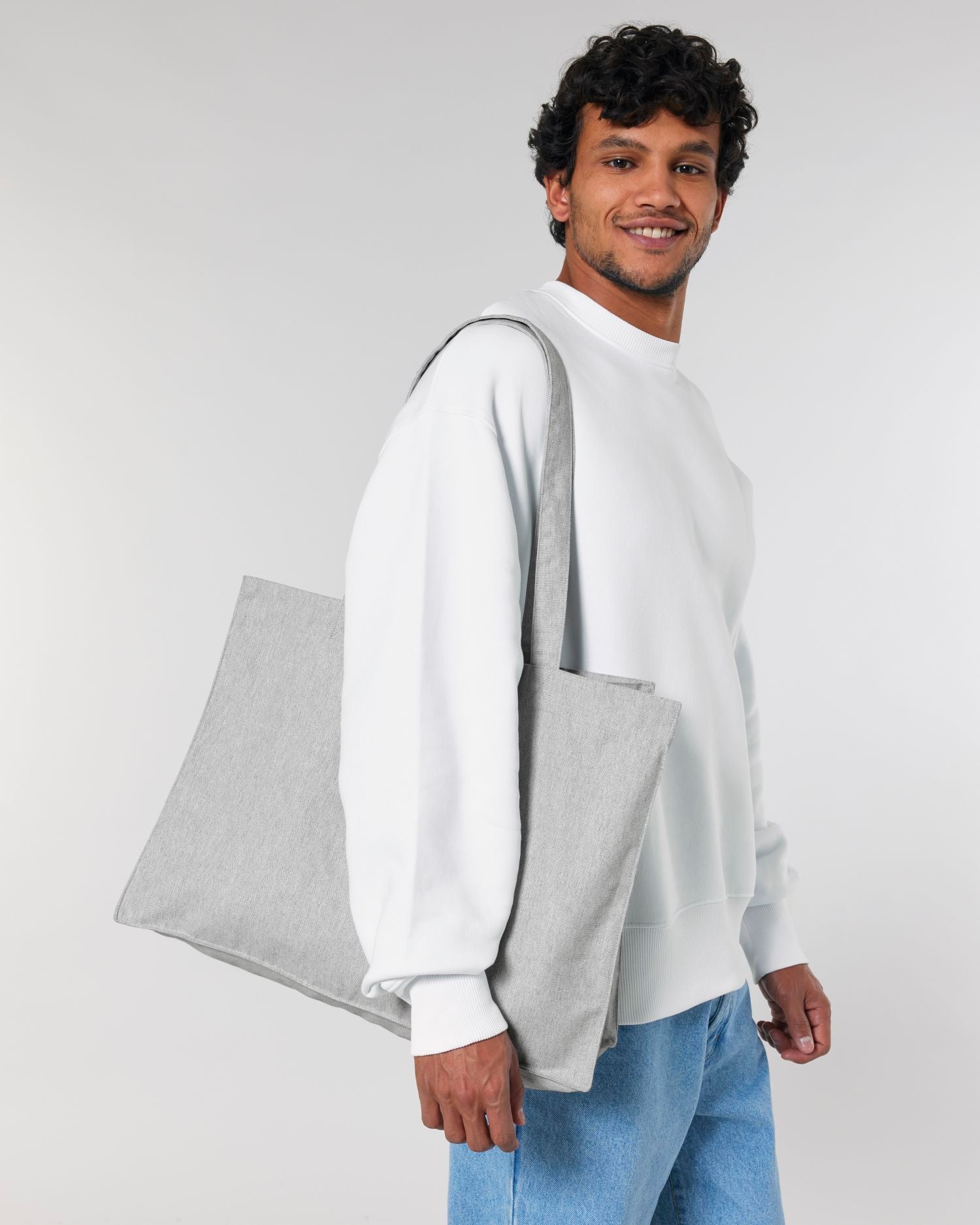 Shopping Bag - STAU762 - Heather Grey