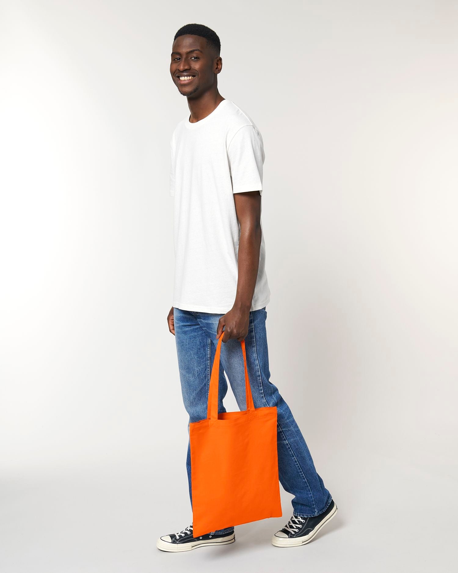 Light Tote Bag - STAU773 - Bright Orange