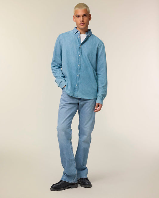 Stanley Denim Shirt - STWM967 - Light Wash