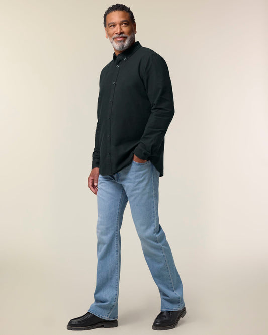 Stanley Oxford Shirt - STWM968 - Black